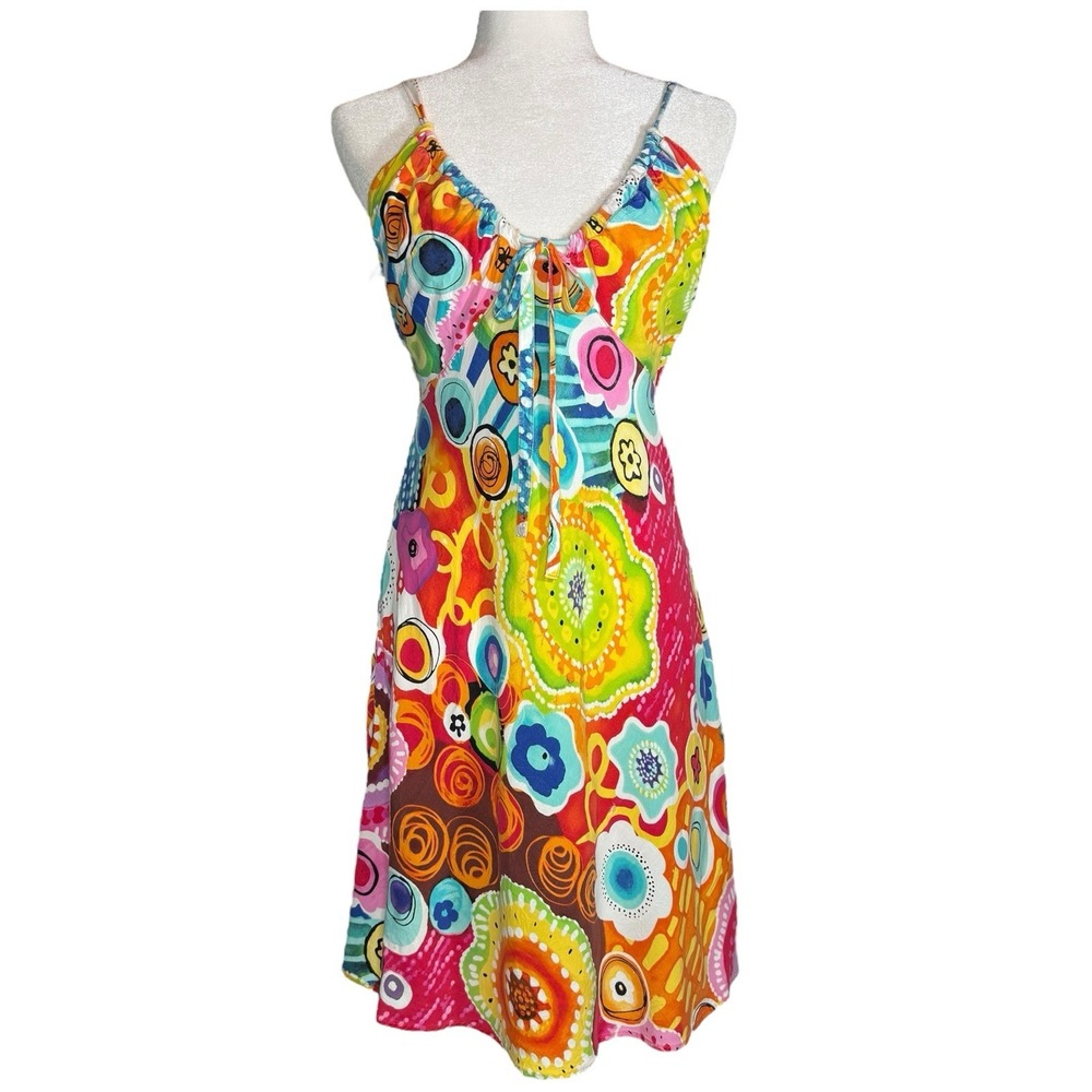 Jams World Bright Multicolor Floral Mini Dress